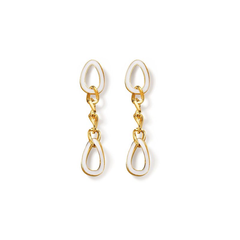 Aretes-ba�ados-en-oro-de-cadena-para-mujer