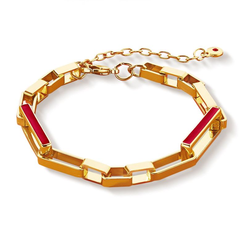 Brazalete-rojo-y-ba�ado-en-oro-marca-esika