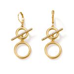 Aretes-colgantes-ba�ados-en-oro-de-24K-