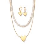 Collar-en-dos-tiempos-de-corazones-y-perlas-ba�ado-en-oro