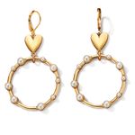 Aretes-colgantes-redondos-ba�ados-en-oro-de-24K