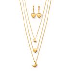 Set-de-collar-y-aretes-en-tres-tiempos-ba�ados-en-oro