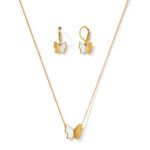 Juego-collar-y-aretes-ba�ados-en-oro-de-24K