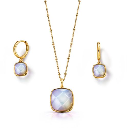 Estuche Collar + Aretes Seagate